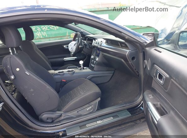1FA6P8R04M5554261 2021 FORD MUSTANG Black Widok wnętrza z przodu