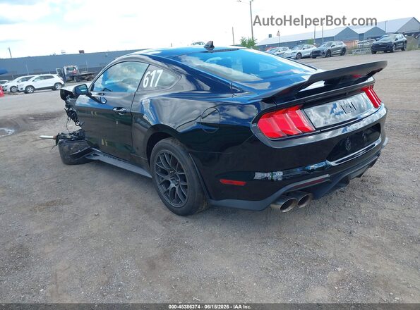 1FA6P8R04M5554261 2021 FORD MUSTANG Black Tył lewy