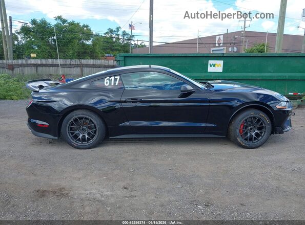 1FA6P8R04M5554261 2021 FORD MUSTANG Black Widok wnętrza z tyłu