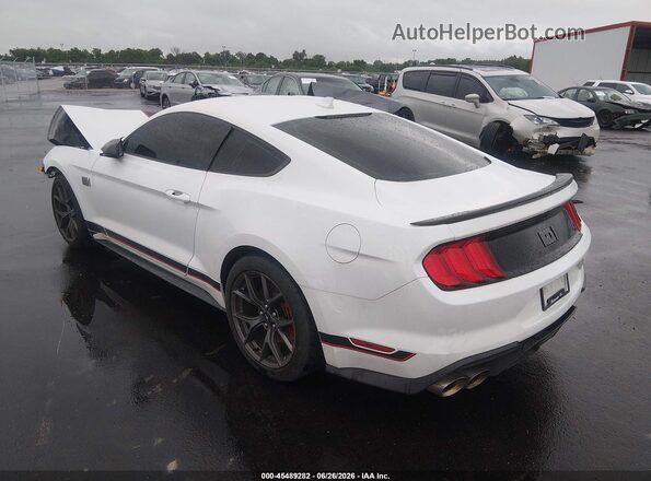 1FA6P8R04M5555183 2021 FORD MUSTANG White Trasero izquierdo
