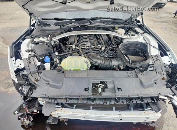 1FA6P8R04M5555765 2021 FORD MUSTANG White Widok wnętrza z tyłu