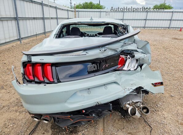 1FA6P8R06N5555591 2022 FORD MUSTANG Gray Rear view