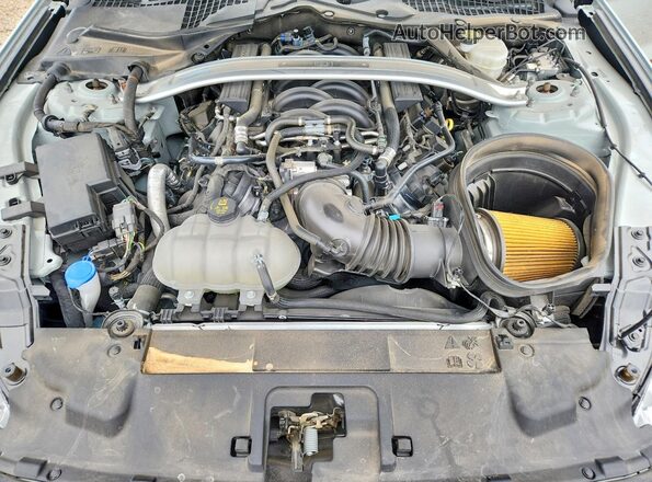1FA6P8R06N5555591 2022 FORD MUSTANG Gray Rear interior view