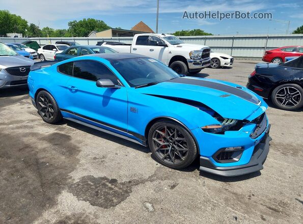 1FA6P8R07P5502076 2023 FORD MUSTANG Blue Front right