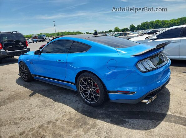 1FA6P8R07P5502076 2023 FORD MUSTANG Blue Rear left