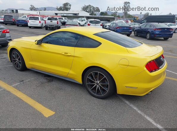 1FA6P8TH0G5268460 2016 FORD MUSTANG Yellow Trasero izquierdo