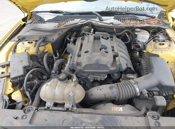 1FA6P8TH0G5268460 2016 FORD MUSTANG Yellow Vista trasera