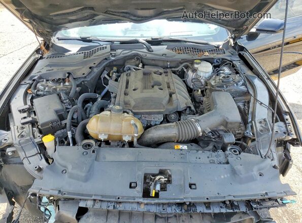 1FA6P8TH0J5125628 2018 FORD MUSTANG Black Вид задньої частини салону