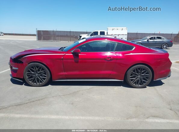 1FA6P8TH0J5132305 2018 FORD MUSTANG Бордовый 