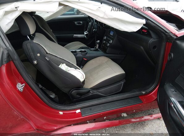 1FA6P8TH0L5174766 2020 FORD MUSTANG Red Widok wnętrza z przodu