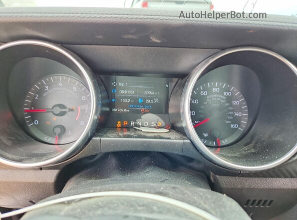 1FA6P8TH0L5178994 2020 FORD MUSTANG White ხელსაწყოთა პანელის ხედი