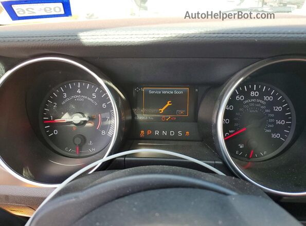 1FA6P8TH0N5125912 2022 FORD MUSTANG Yellow Вид щитка приладів