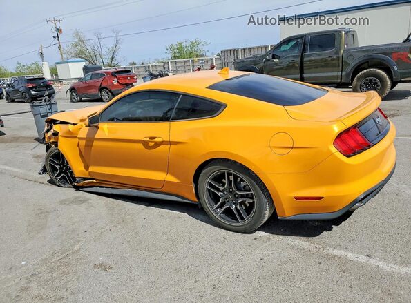1FA6P8TH0N5125912 2022 FORD MUSTANG Yellow Задня ліва чверть