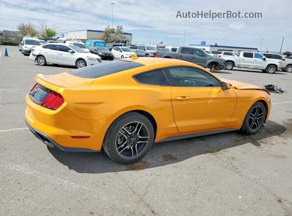 1FA6P8TH0N5125912 2022 FORD MUSTANG Yellow Задня права чверть