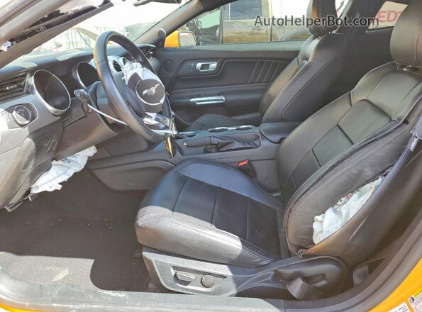 1FA6P8TH0N5125912 2022 FORD MUSTANG Yellow Вид салону спереду