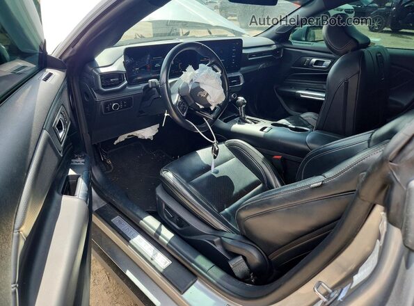 1FA6P8TH0R5113071 2024 FORD MUSTANG Gray წინა პანელის ხედი