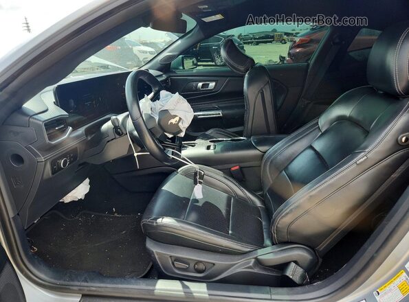 1FA6P8TH0R5113071 2024 FORD MUSTANG Gray წინა სალონის ხედი