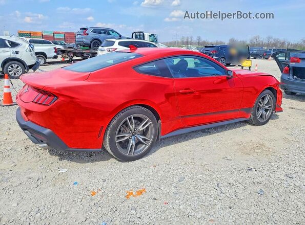 1FA6P8TH0R5145602 2024 FORD MUSTANG Red Задня права чверть