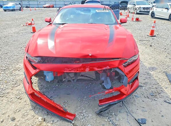 1FA6P8TH0R5145602 2024 FORD MUSTANG Red Вид спереду