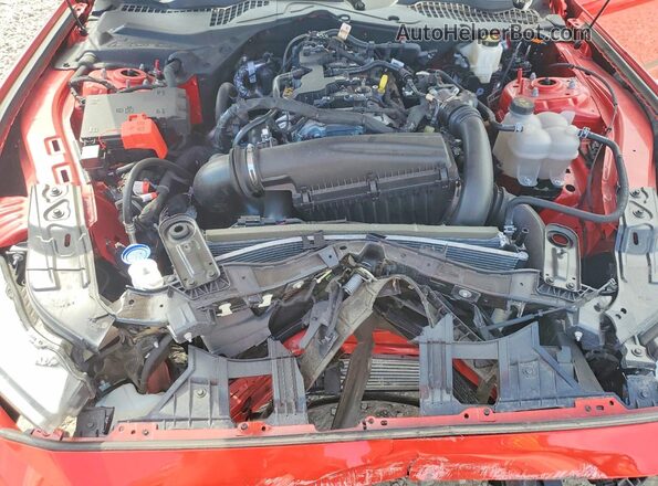 1FA6P8TH0R5145602 2024 FORD MUSTANG Red Вид задньої частини салону