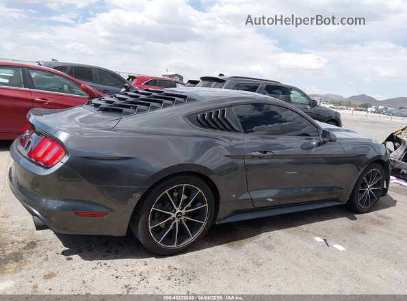 1FA6P8TH1G5206176 2016 FORD MUSTANG Gray Widok wnętrza z tyłu
