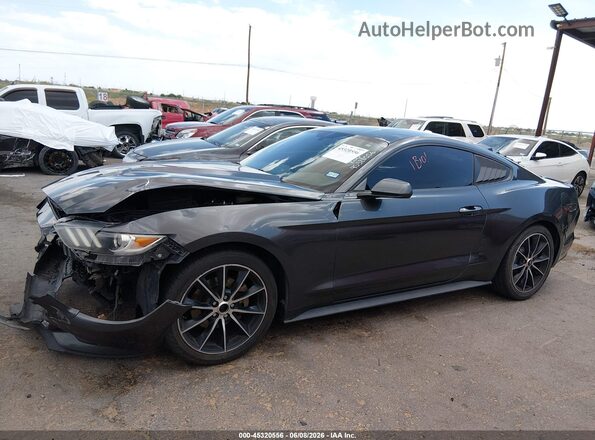 1FA6P8TH1G5206176 2016 FORD MUSTANG Gray Widok wnętrza 360 stopni