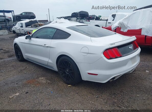 1FA6P8TH1G5279256 2016 FORD MUSTANG White Trasero izquierdo