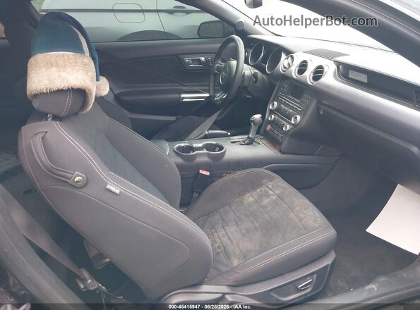 1FA6P8TH1H5266377 2017 FORD MUSTANG Black Вид салону спереду