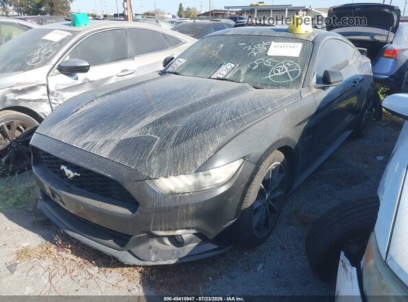 1FA6P8TH1H5266377 2017 FORD MUSTANG Black Передня ліва чверть