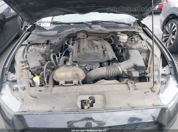 1FA6P8TH1H5266377 2017 FORD MUSTANG Black Вид ззаду