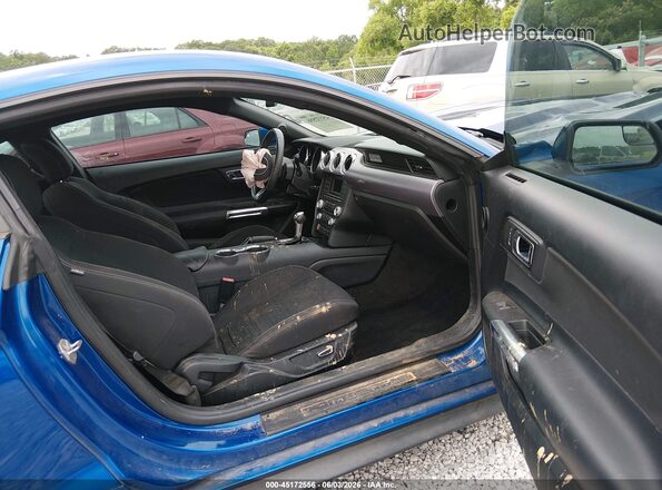 1FA6P8TH1H5305470 2017 FORD MUSTANG Blue Front interior view