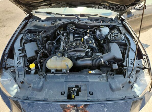 1FA6P8TH1J5105016 2018 FORD MUSTANG Black Rear interior view
