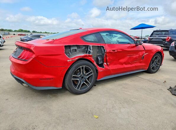 1FA6P8TH1J5167323 2018 FORD MUSTANG Red Trasero derecho