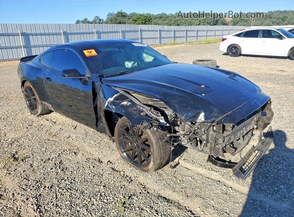 1FA6P8TH1K5143914 2019 FORD MUSTANG Black Передня права чверть