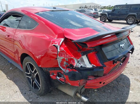 1FA6P8TH1K5168750 2019 FORD MUSTANG Red წინა ხედი
