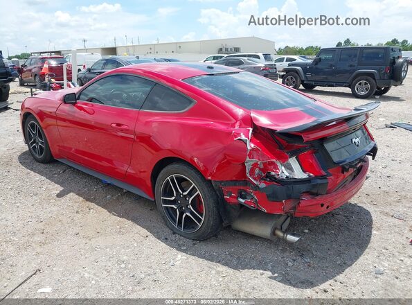 1FA6P8TH1K5168750 2019 FORD MUSTANG Red უკანა მარცხენა