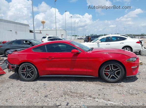 1FA6P8TH1K5168750 2019 FORD MUSTANG Red სალონის 360-გრადუსიანი ხედი