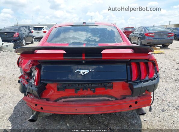 1FA6P8TH1K5168750 2019 FORD MUSTANG Red 