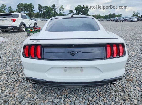 1FA6P8TH1L5183122 2020 FORD MUSTANG White Вид ззаду