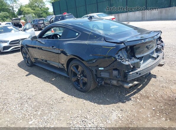 1FA6P8TH1M5134245 2021 FORD MUSTANG Black Trasero izquierdo