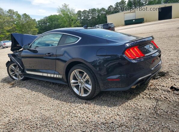 1FA6P8TH1M5134620 2021 FORD MUSTANG Blue Задня ліва чверть