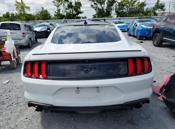 1FA6P8TH1M5147626 2021 FORD MUSTANG White Rear view