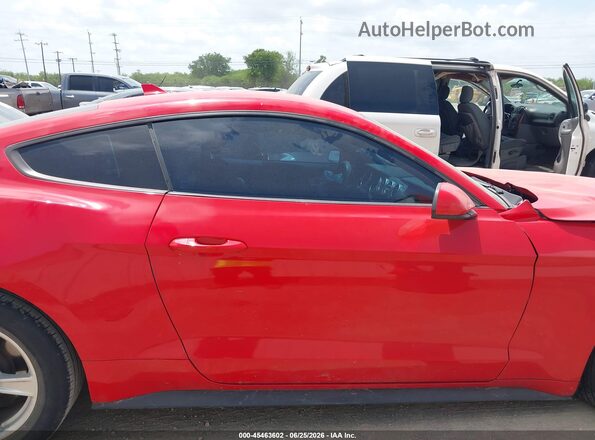 1FA6P8TH1N5110383 2022 FORD MUSTANG Red Vista interior de 360 grados