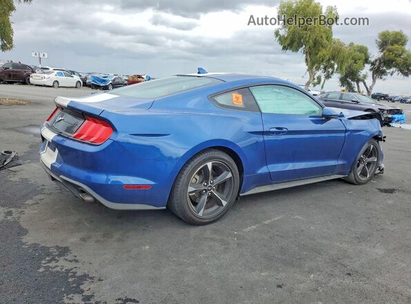1FA6P8TH1N5134652 2022 FORD MUSTANG Blue Trasero derecho