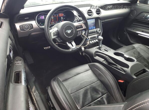1FA6P8TH1P5106188 2023 FORD MUSTANG Black წინა პანელის ხედი