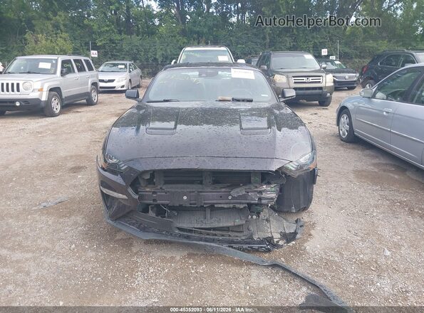 1FA6P8TH1P5113626 2023 FORD MUSTANG Синий Вид задней части салона