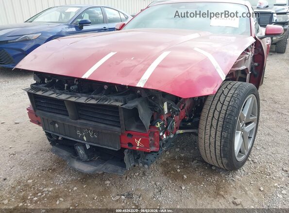1FA6P8TH1R5111782 2024 FORD MUSTANG Red Вид спереду