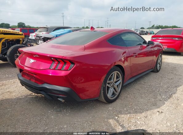 1FA6P8TH1R5111782 2024 FORD MUSTANG Red Задня права чверть