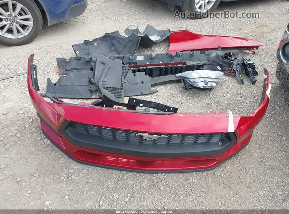 1FA6P8TH1R5111782 2024 FORD MUSTANG Red Вид щитка приладів