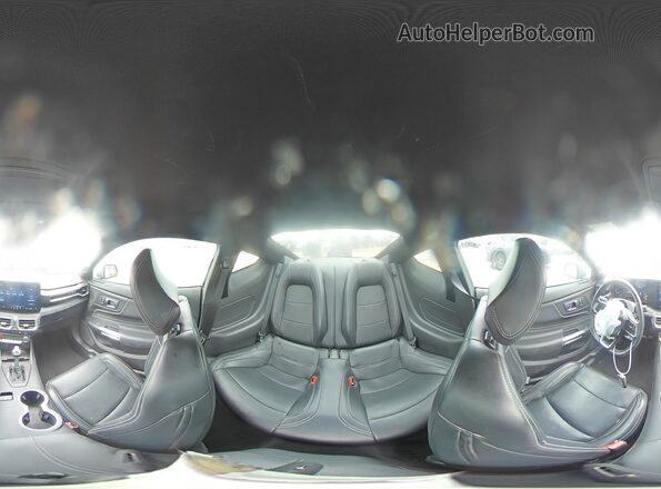 1FA6P8TH1R5127156 2024 FORD MUSTANG Silver Vista interior de 360 grados